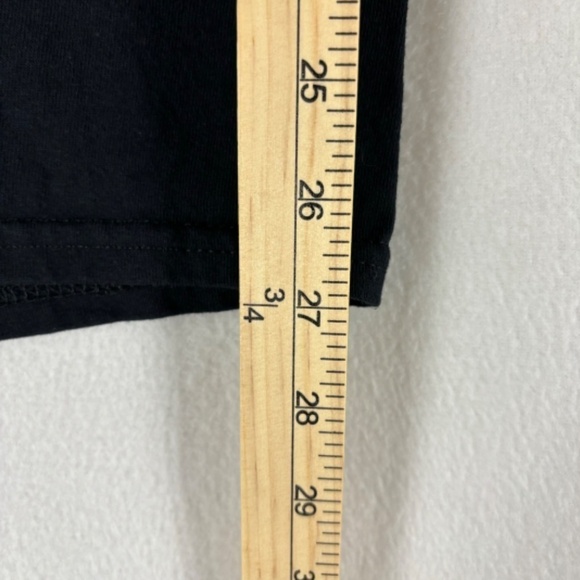 Dom Blue Eyed White Tiger Face Black Graphic Short Sleeve Men's T-Shirt Size XXL - Picture 9 of 10